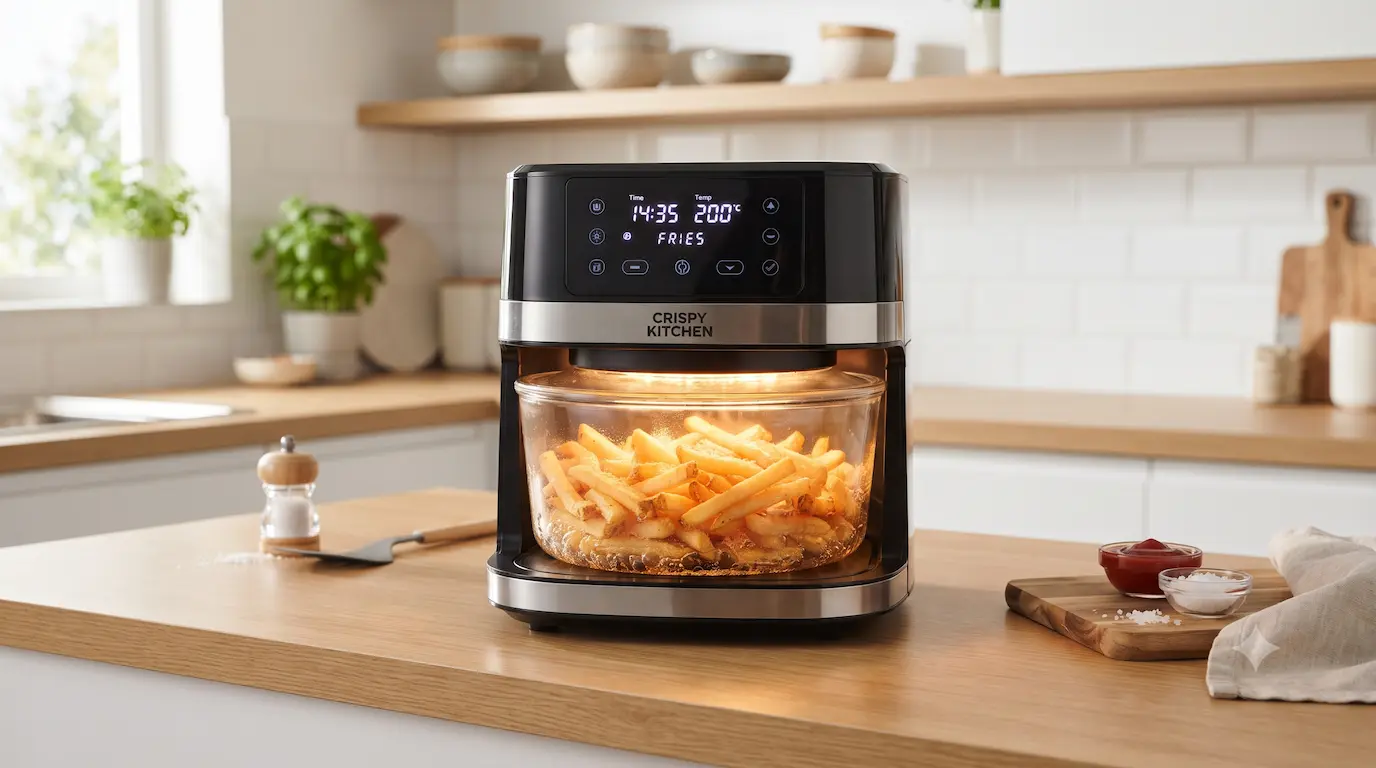 Mejores Freidoras de Aire de Cristal de 2026: Cocina sin Tóxicos y con Visión Total